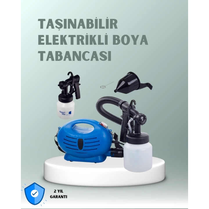 3 Modlu Püskürtme Özellikli Boya Cihazı-Damlama Yapmayan
