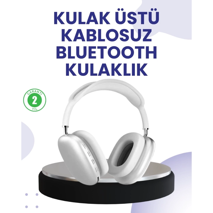400 mAh Bataryalı Kablosuz Kulaklık | BT 5.0, Müzik & Görüşme