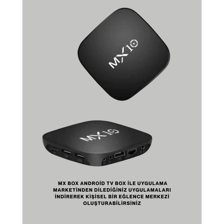 4K UHD Android Medya Oynatıcı 8 GB Hafıza 2 GB RAM Wi-Fi Destekli