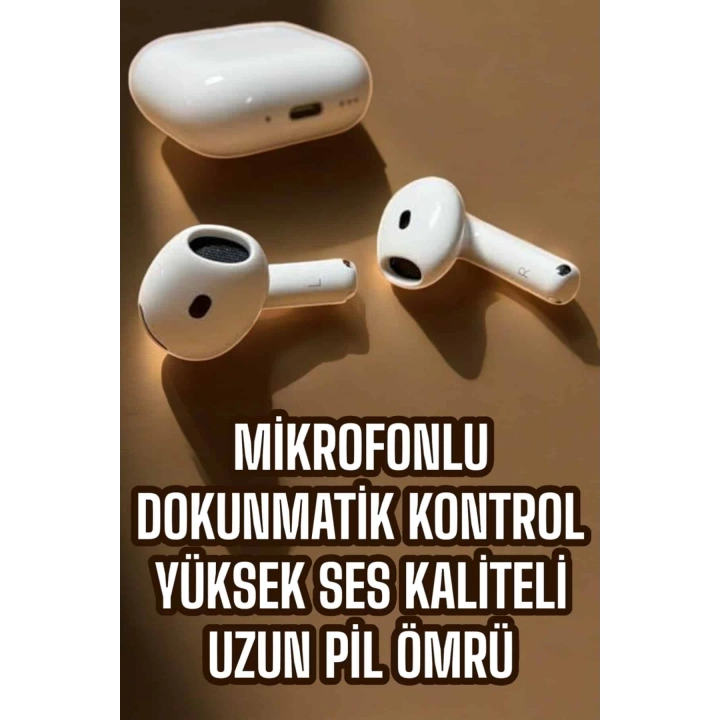 4.Nesil Kaliteli TWS Android ve İOS Uyumlu Mikrofonlu Kulaklık
