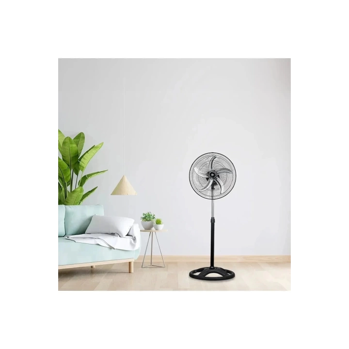 5 Metal Kanatlı Soğutucu Vantilatör Pervane 3 Kademe Hız Kontrol 18’’inch - 80w