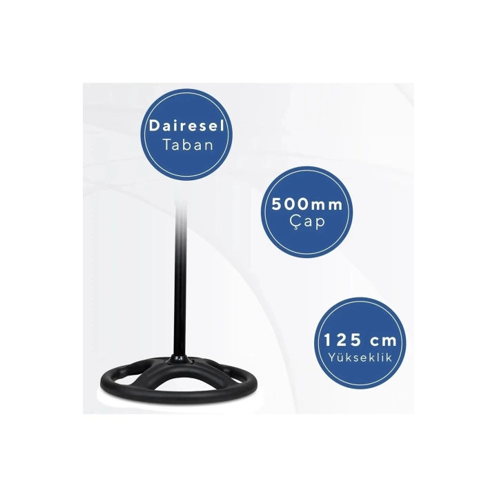 5 Metal Kanatlı Soğutucu Vantilatör Pervane 3 Kademe Hız Kontrol 18’’inch - 80w