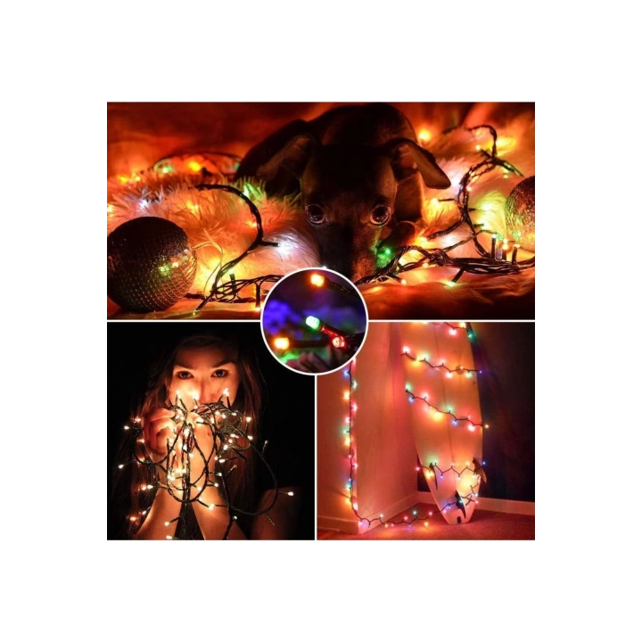 5 Metre Ampul LED Işık Renkli RGB Çok Renkli Led Aydınlatma