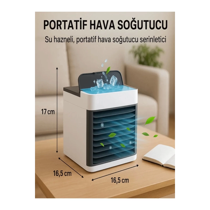 500 Ml Masa Üstü Mini Klima Soğutucu Hava Nemlendirici