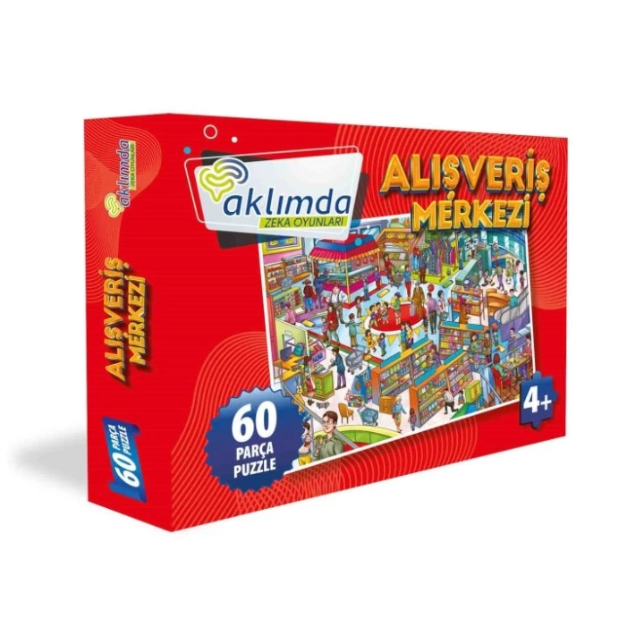 60 Parça Puzzle Alışveriş Merkezi