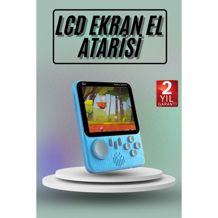 666 Oyunlu Retro El Konsolu Atari 3.5 İnç Taşınabilir Oyun Konsolu