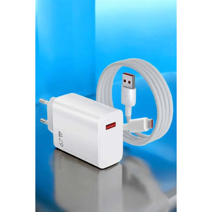 67W Şarj Aleti Turbo Hızlı Type-C Şarj
