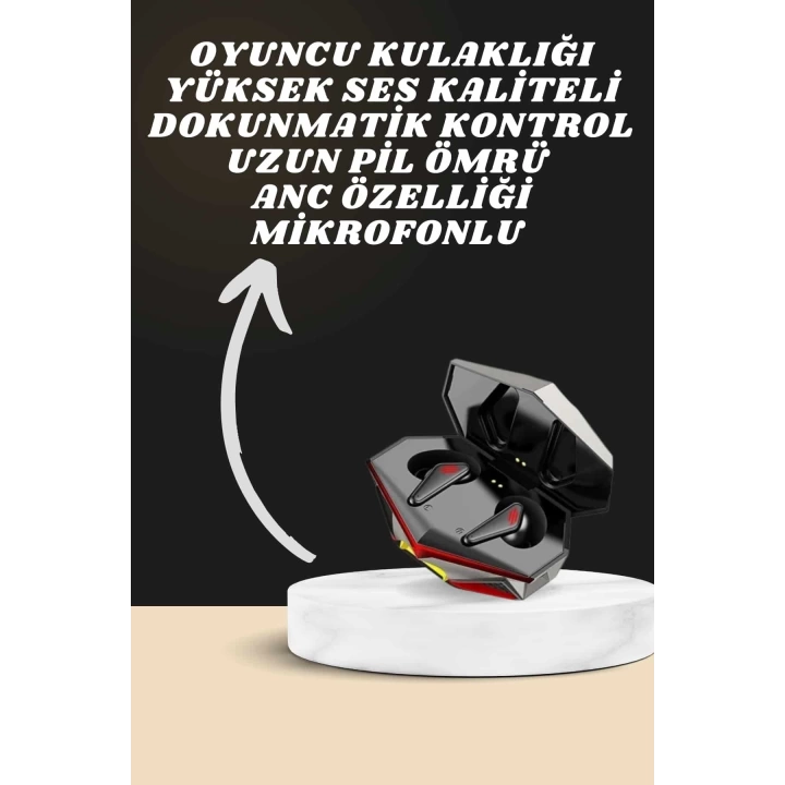 7 Kordonlu Akıllı Saat Ve Oyuncu Kulaklığı Bluetooth Bağlantılı Android ve İOS Uyumlu