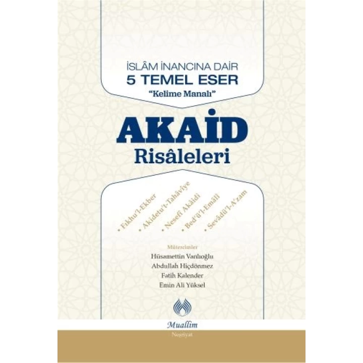 Akaid Risaleleri (Ciltli)