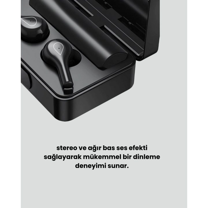 Akıllı Ekranlı Bluetooth Kulaklık – Derin Bas ve Net Tiz
