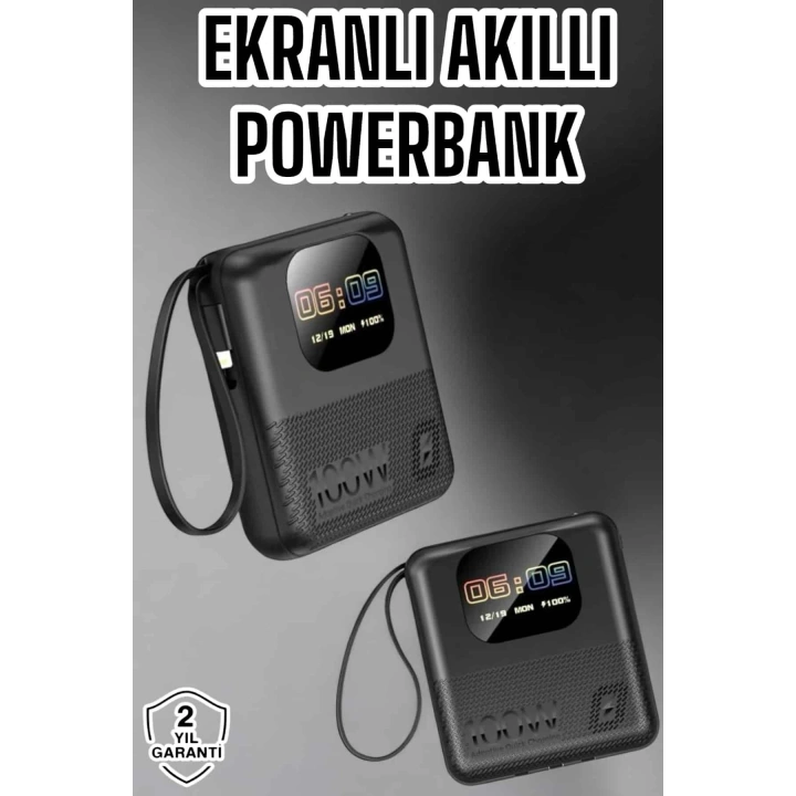 Akıllı Powerbank 10.000 MAH Müzik Dinleme Mesaj Gönderme Arama Cevaplama
