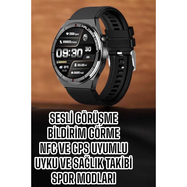 Akıllı Saat Bluetooth Bağlantılı Amoled Ekran Uyku ve Sağlık Takibi