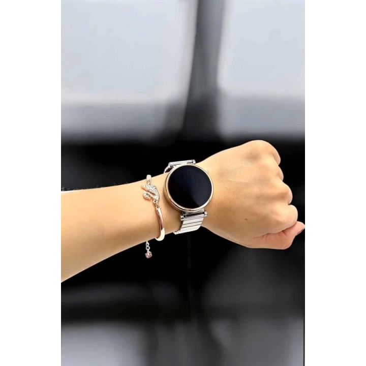 Akıllı Saat Kadınlara Özel Arama Cevaplayan Bluetooth Bağlantılı