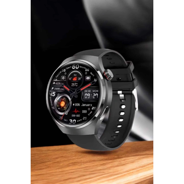 Akıllı Saat Nabız Sensörlü Bildirim Görebilen Spor Modları GPS Takibi