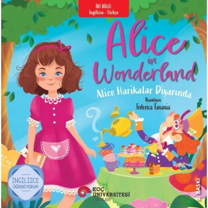 Alice Harikalar Diyarında (İki Dilli Türkçe-İngilizce)