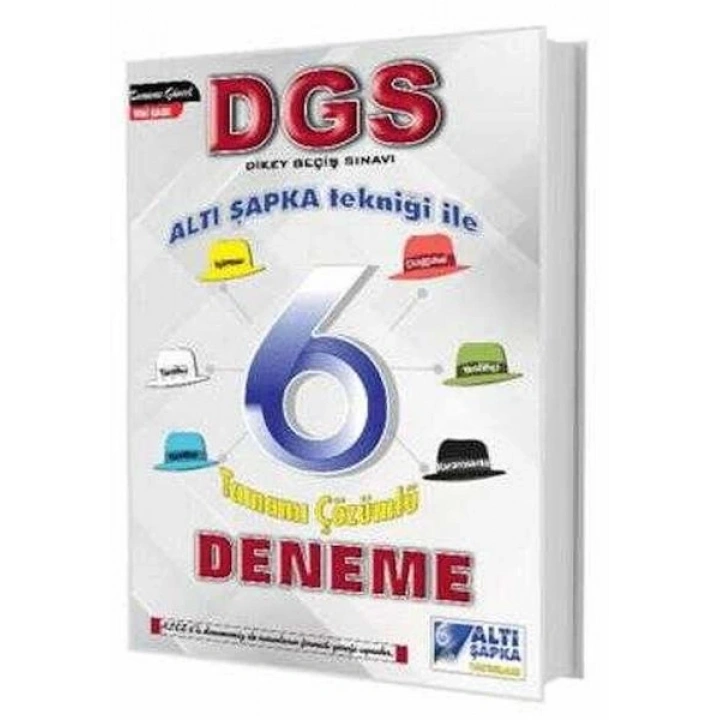 Altı Şapka Yayınları DGS Altı Şapka 6 Çözümlü Deneme