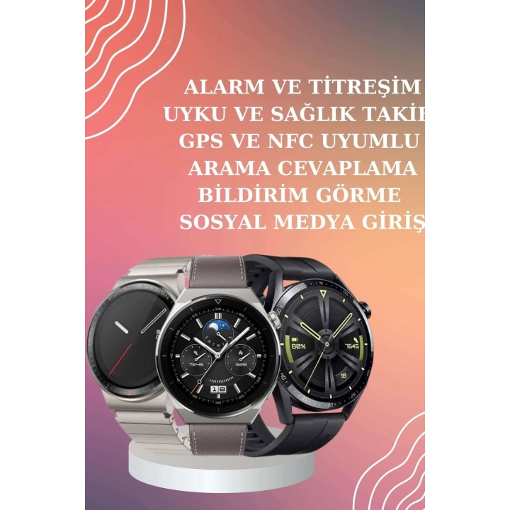 ANC Özellikli Bluetooth Kulaklık ve Amoled Ekran Akıllı Saat Uyku ve Sağlık Takibi Nabız Ölçer