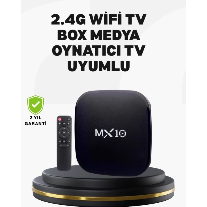 Android Tabanlı Akıllı TV Dönüştürücü – 4 Çekirdekli İşlemci, Ekran Yansıtmalı