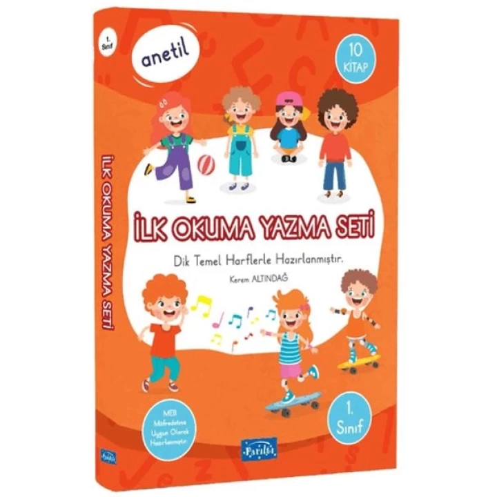 Anetil - İlk Okuma Yazma Seti 10 Kitap Set