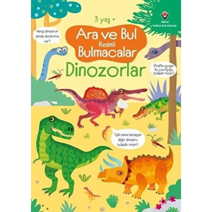 Ara ve Bul Resimli Bulmacalar - Dinozorlar
