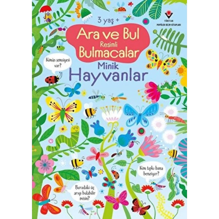 Ara ve Bul Resimli Bulmacalar Minik Hayvanlar