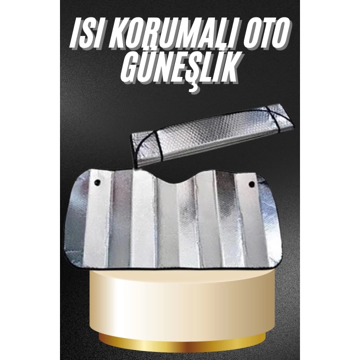 Araba Ön Cam Güneşliği Katlanabilir Oto Güneşlik Tüm Araç Modellerine Uygun
