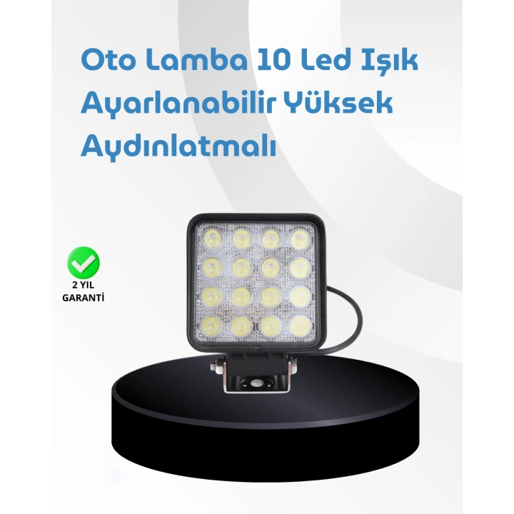 Araç Dışı Aydınlatma İçin LED Far | Zorlu Koşullara Dayanıklı, Çok Amaçlı