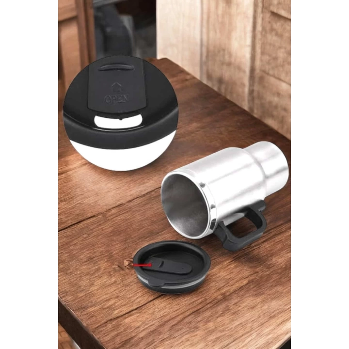 Araç İçi Termos 12 Watt Isıtıcı Uzun Süre Sıcak Tutabilen
