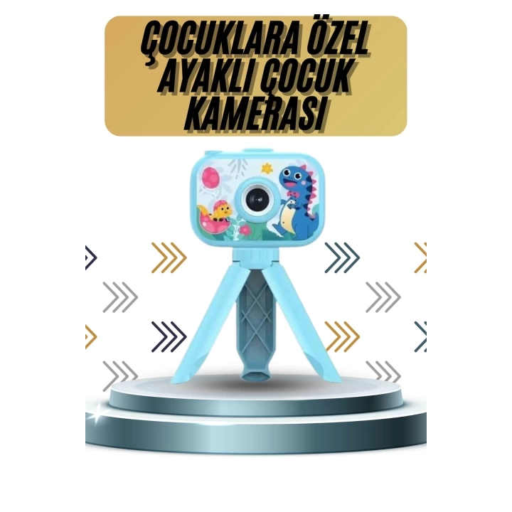 Ayaklı Çocuk Kamerası Tripodlu Mini 1080p Hd Çocuk Kamera