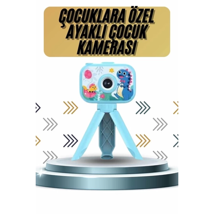 Ayaklı Çocuk Kamerası Tripodlu Mini 1080p Hd Çocuk Kamera
