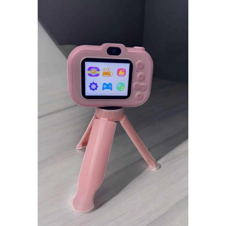 Ayaklı Mini Fotoğraf Makinesi Çocuk Için Eğitici Video Kamera