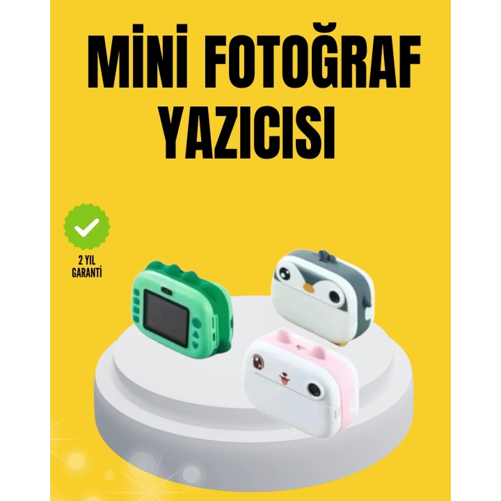 Baskı Kamera – Çift Lensli, Anında Baskı ve 10X Zoom Özellikli Dijital Fotoğraf Makinesi