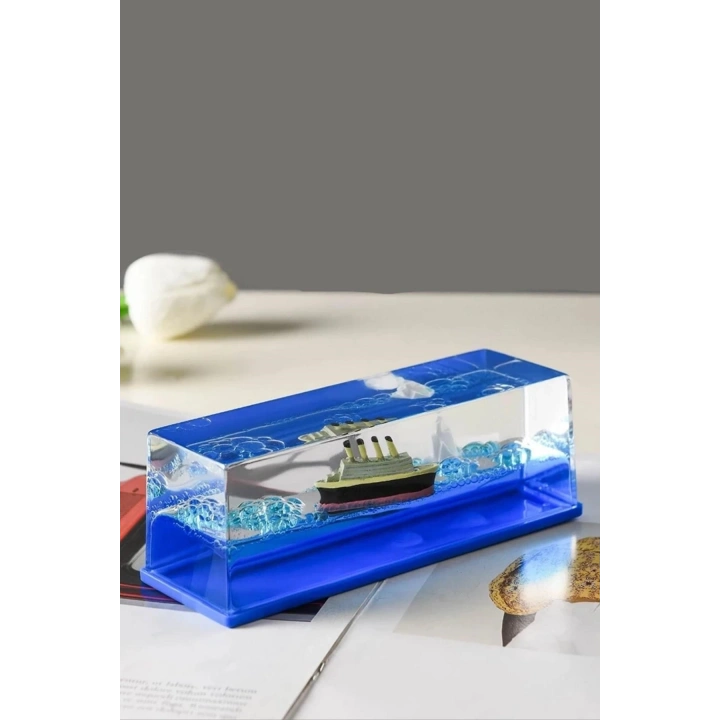 Batmayan Gemi Hediyelik Dekoratif Ev ve Ofis Hediyesi Özel Aşk Gemisi
