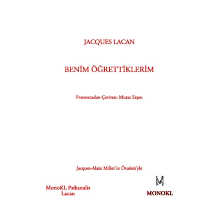 Benim Öğrettiklerim
