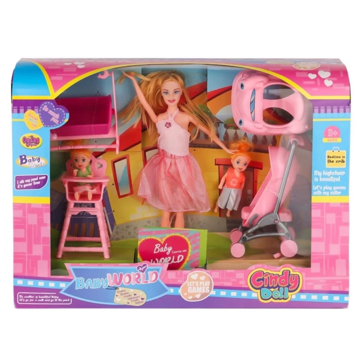 BFS   02431 Anlily Baby World Cindy Doll Bebek -Oydaş Oyuncak