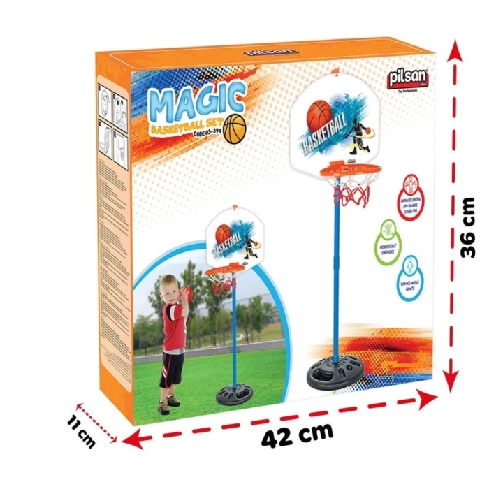 BFS   03 394  Magic Basketbol Seti Ayaklı