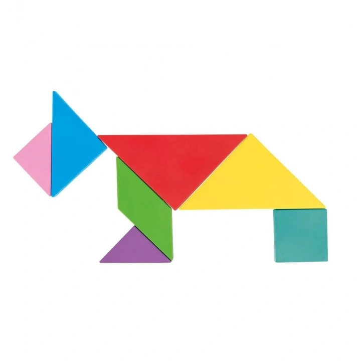 BFS   03 569 Ahşap Manyetik Tangram - Oyuncak