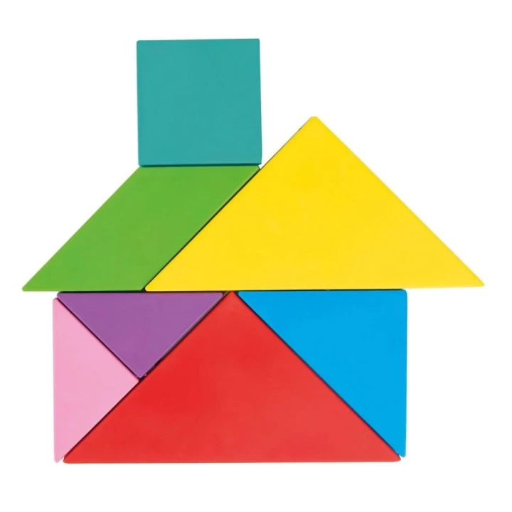 BFS   03 569 Ahşap Manyetik Tangram - Oyuncak