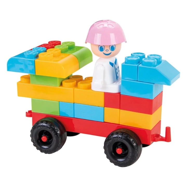 BFS   03 592 Midi Blok Seti 98 Parça 9 Litre Saklama Kabı - Oyuncak