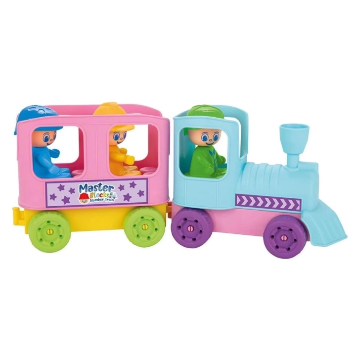 BFS   03 605 Master Blok Rakamlı Tren -Pilsan Oyuncak