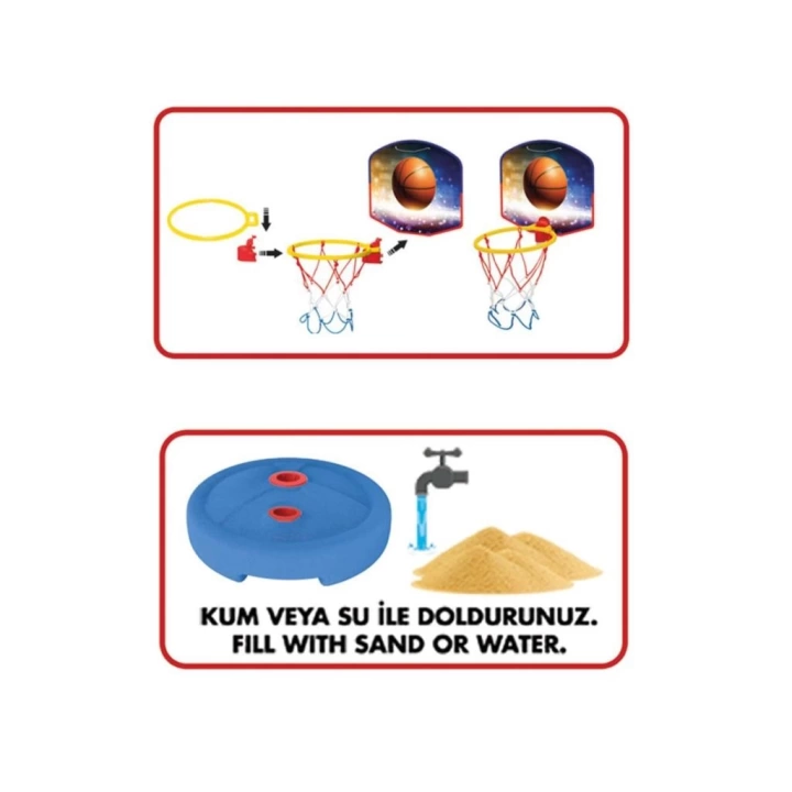 BFS  03650 Küçük Ayaklı Basketbol Potası -Fentoys