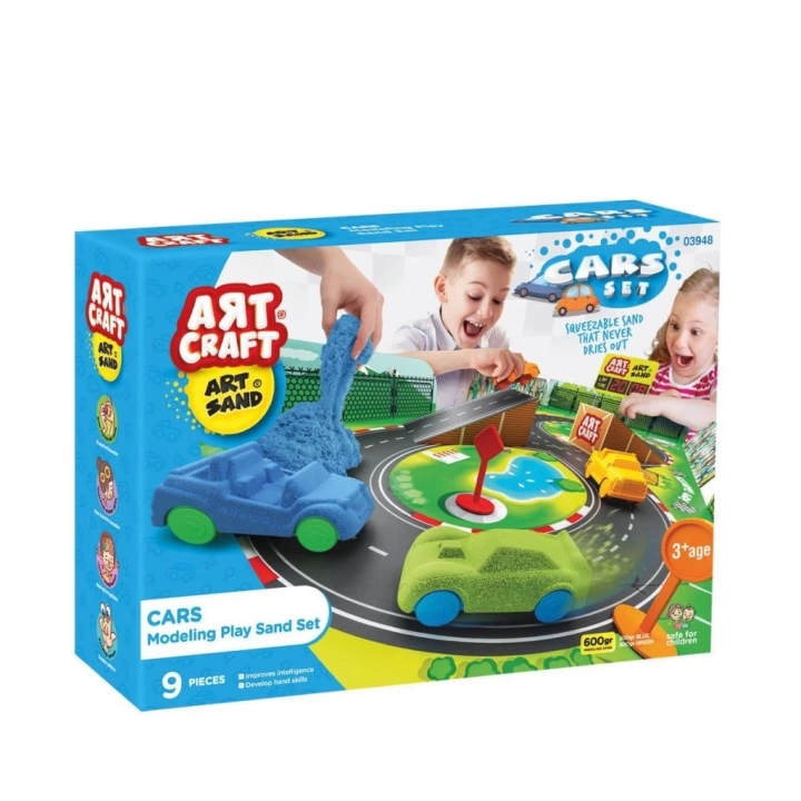 BFS   03948 Artsand Arabalar Kum Seti 600 gr -Fentoys