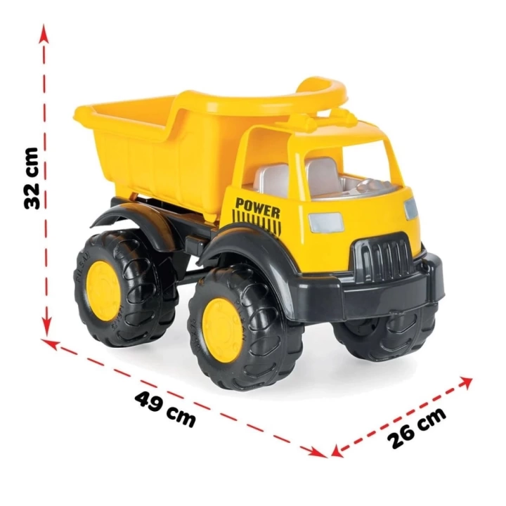 BFS   06 522 Power Kamyon Sarı - Oyuncak