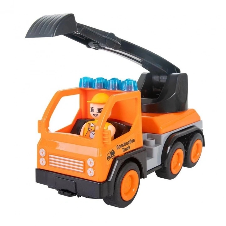 BFS   06 533 Double Blocks İş Makineleri Serisi -Pilsan Oyuncak
