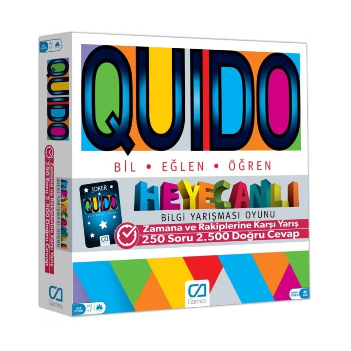 BFS  078 CAOYN-5046 Quido Board Game -CA Games