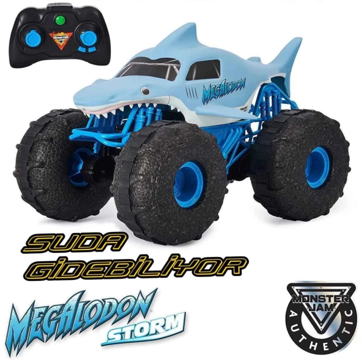BFS   1:15 Monster Jam Megalodon Storm Kumandalı Amfibi Araç