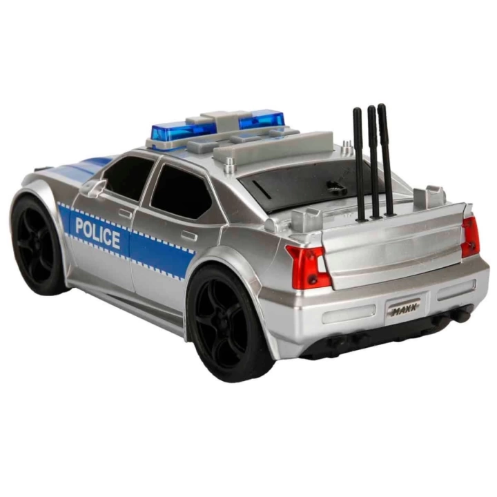 BFS   1:20 Maxx Wheels Sesli ve Işıklı Polis Arabası 19 cm