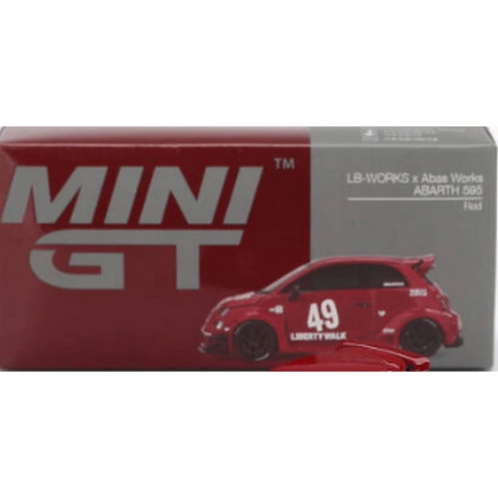 BFS 1/64 LB-WORKS x Abas Works ABARTH 595 Red