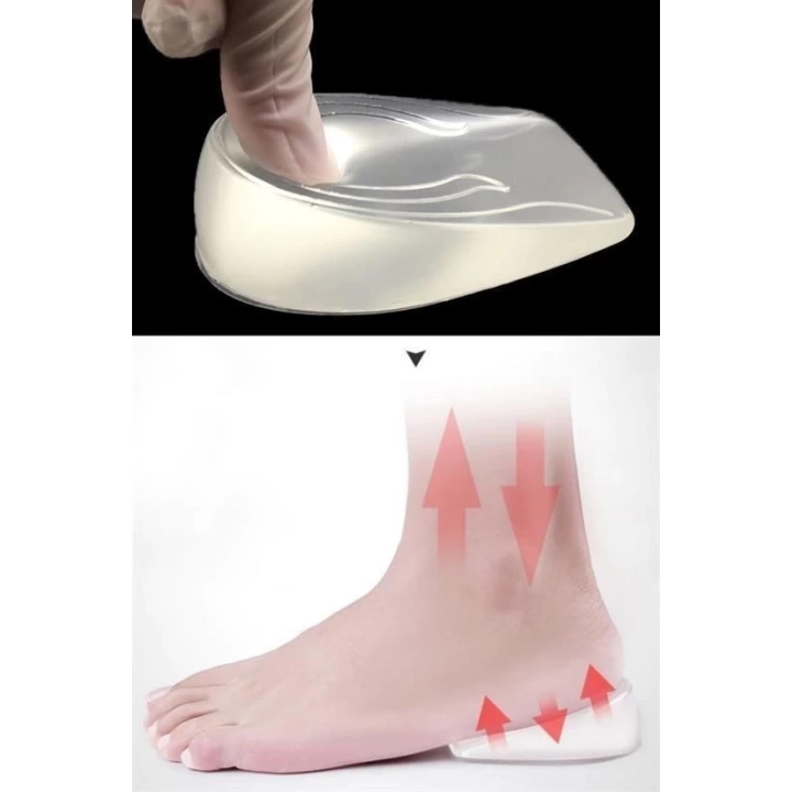 BFS  10 adet  Ayakkabı Boy Uzatıcı Anatomik Ortapedik Silikon Tabanlık