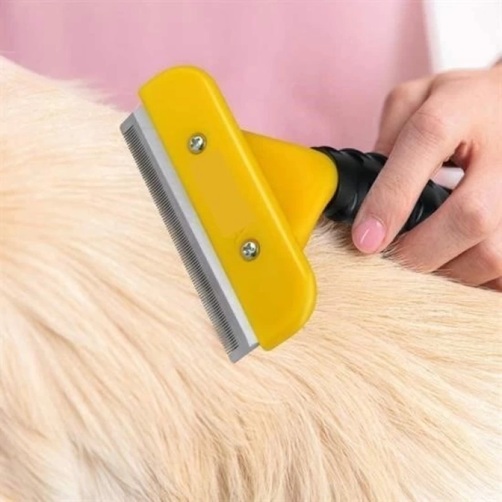 BFS  10 cm Kedi Köpek Tarağı Fırçası Tüy Alıcı Toplayıcı Tarak Fırça